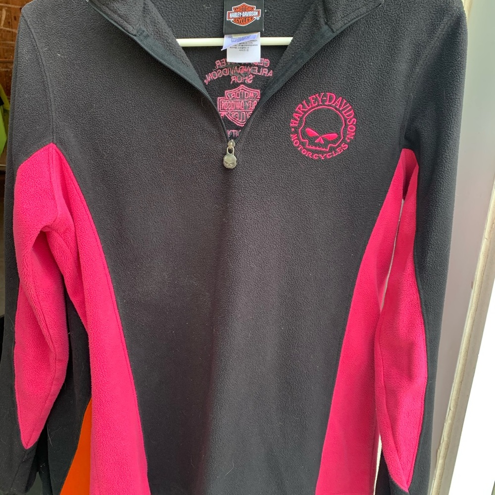 Harley Davidson fleece pullover